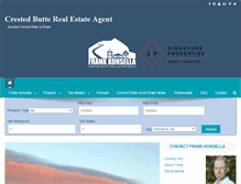 Tablet Screenshot of crestedbutterealestateagent.com